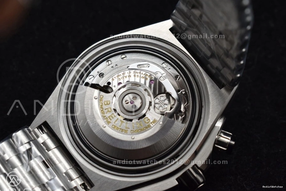 B01 Edition 1:1 BLSF 44mm Bracelet Black A SS on Sustainable Chronomat Dial 586 Best SS 0410